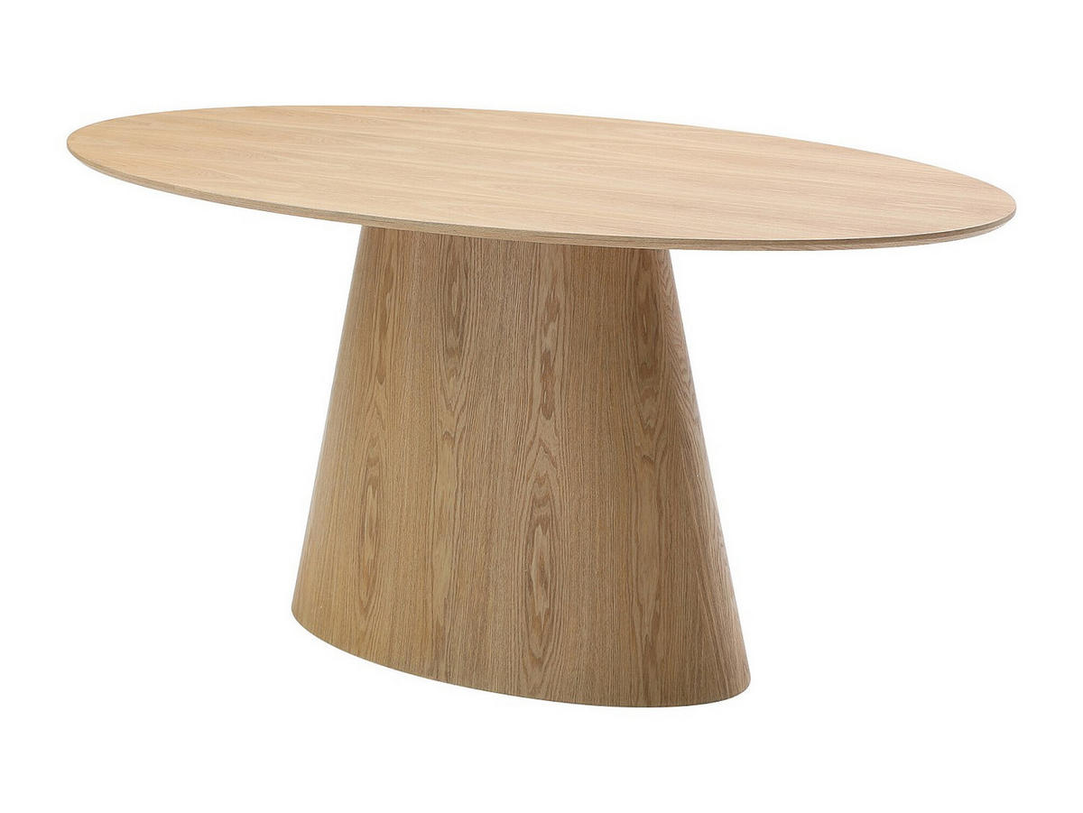 ESSGRUPPE - 6 Personen - Holz, Platte - Naturfarben Hell ANTELADA - Naturfarben, Holz (160/76.5/90cm) - Vente-Unique