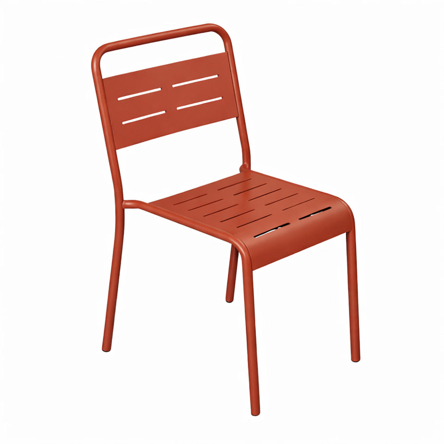 STUHL Bergame Terrakotta 6er-Set - Terracotta, Metall (59/79/43cm) - Concept Usine