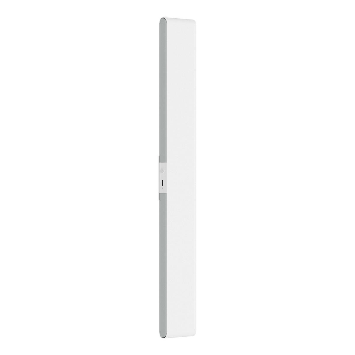 AKKU-WANDLEUCHTE inkl. Fernbedienung - Dimmbar - Aluminium - Weiß, Metall (7/47/46cm) - home24