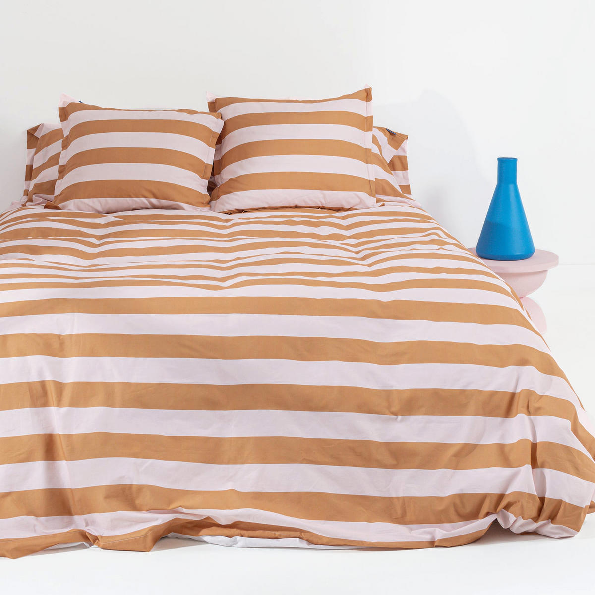 BETTBEZUG breton 155x220 cm (komfortgrösse) orange - Orange, Textil (155/220cm) - Happy Friday