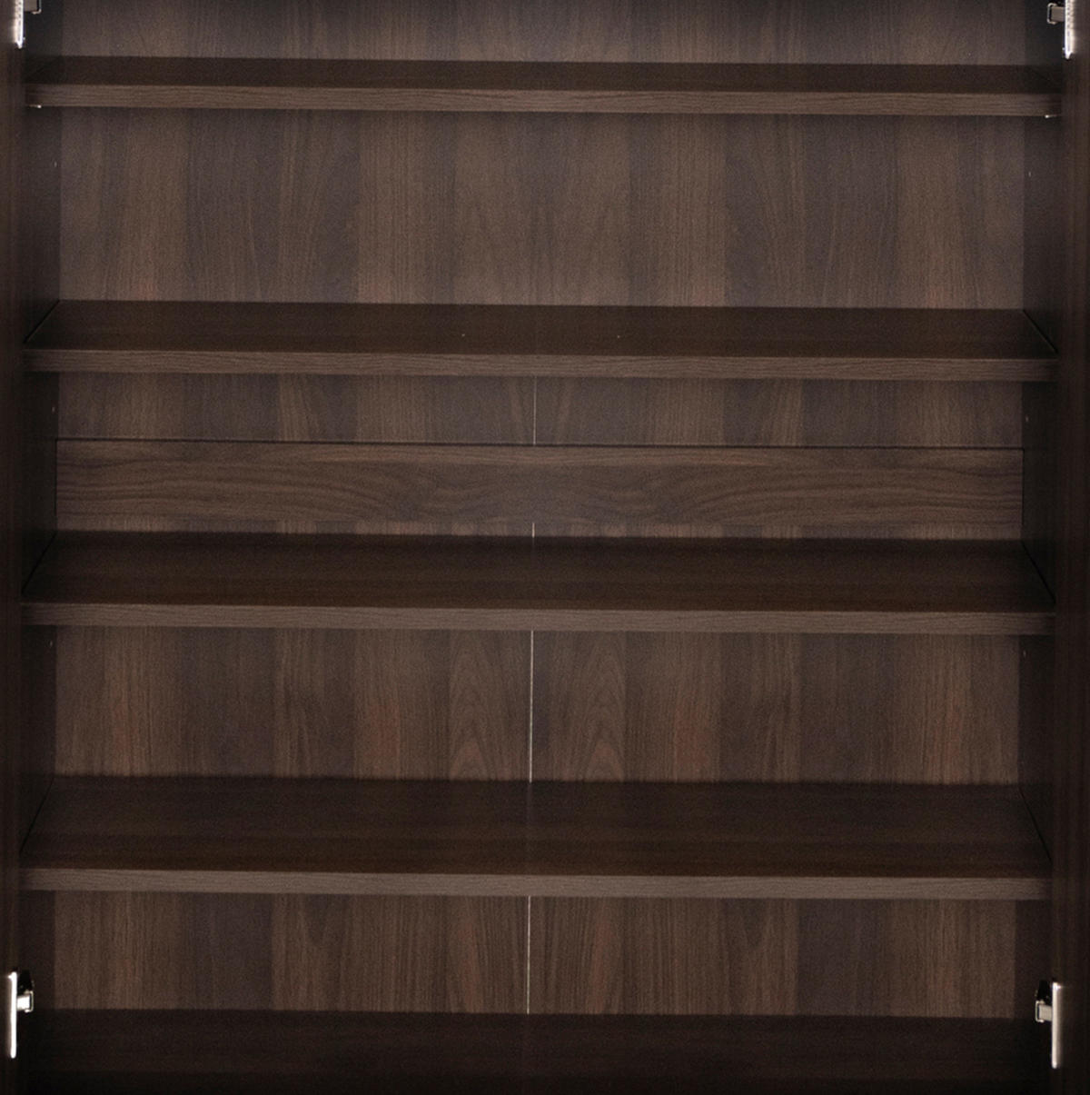 SCHUHSCHRANK 80/35,5/110 cm in dunkler Holzoptik mit 5 Fächern - Naturfarben, Holzwerkstoff (80/110/35.5cm) - Flora Grace