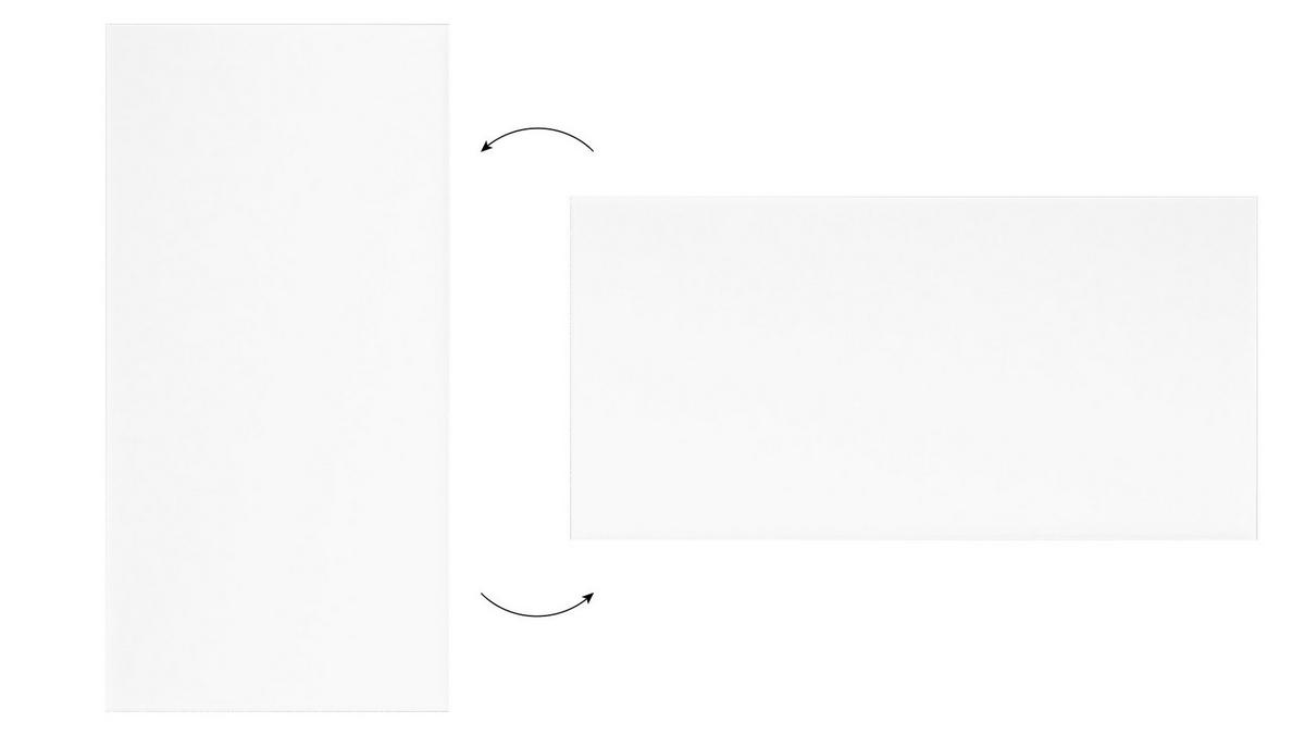 GLASTAFEL – matt magnetisch, 200x100 cm - Weiß, Glas (200/100/0.7cm) - ALLboards