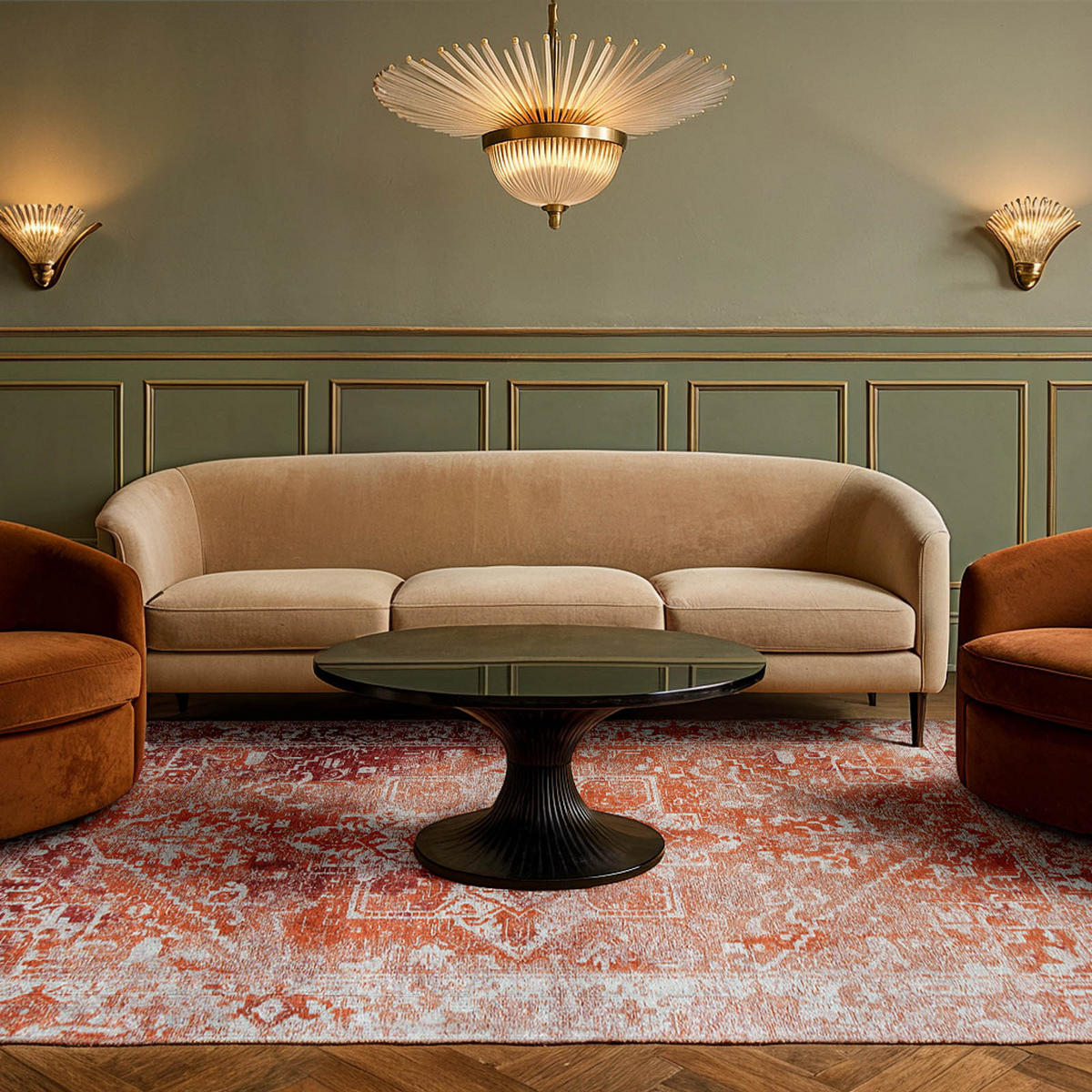 TEPPICH Brick Lola&Moi 200/280 cm - Rot, Kunststoff/Textil (200/280cm) - Lola&Moi