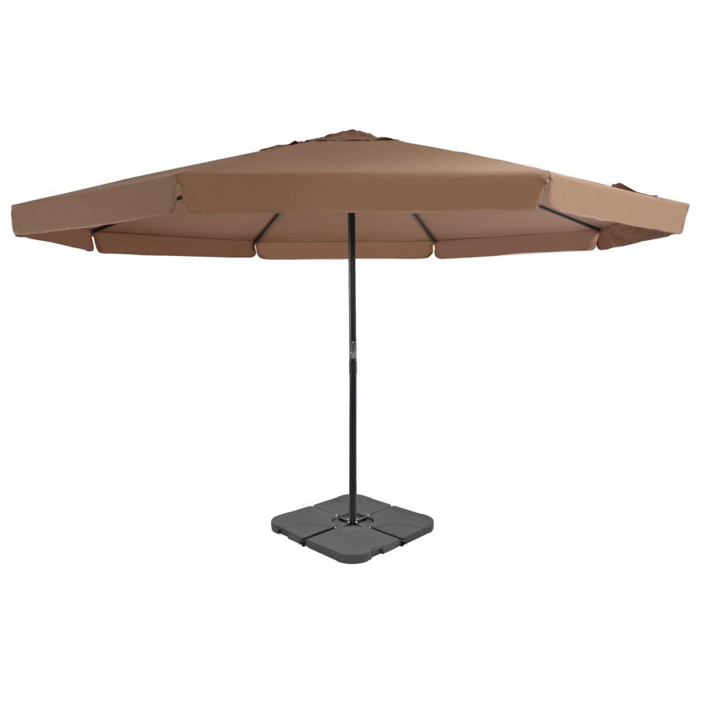 furnicato Sonnenschirm Taupe 500x500 cm