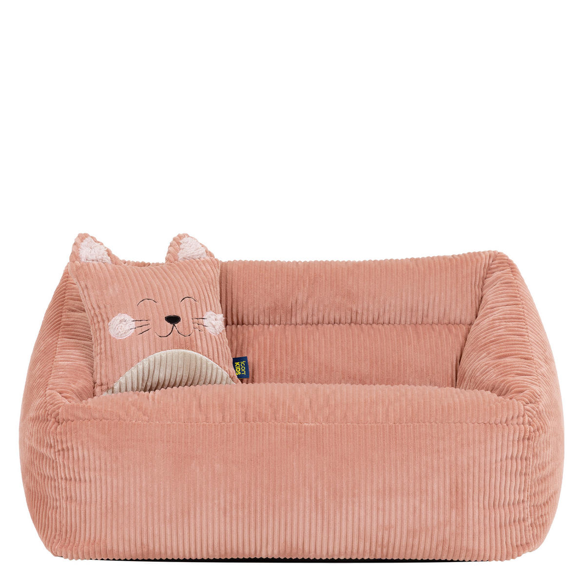KINDERSITZSACK Sofa Cecilia mit Animalkissen - Pink, Textil (95/50/55cm) - icon