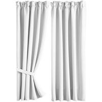 VORHANG 2ER SET NEWYORK HxB 160x140 cm Weiß - Weiß, Textil (140/160cm) - Gardinenbox