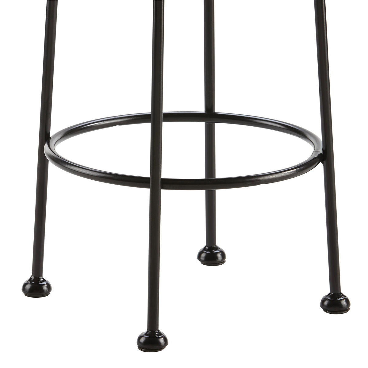 HOCKER Luzie Dunkelgrün Kunstfell - Grün, Fell (30/50/30cm) - Bessagi Home