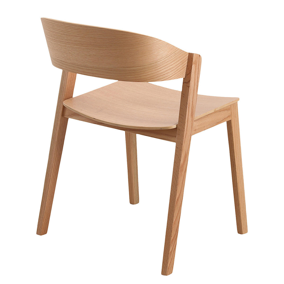 ESSZIMMERSTÜHLE - Braun / Eiche, 57/76/52 cm, 2er-Set - Eichefarben/Braun, Holz (57/76/52cm) - home24