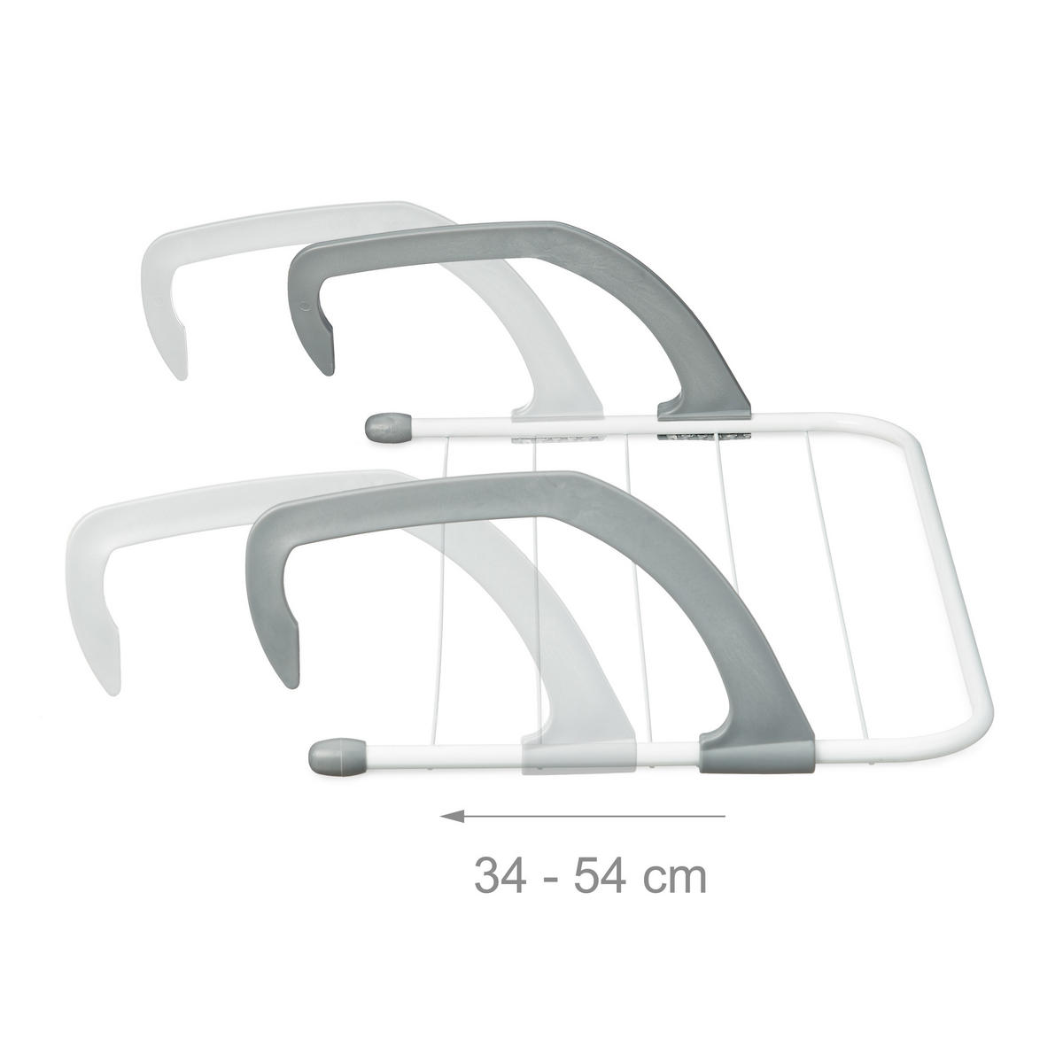 ZÁVESNÝ sušič - viacfarebná, kov/plast (52/16/35cm) - Relaxdays