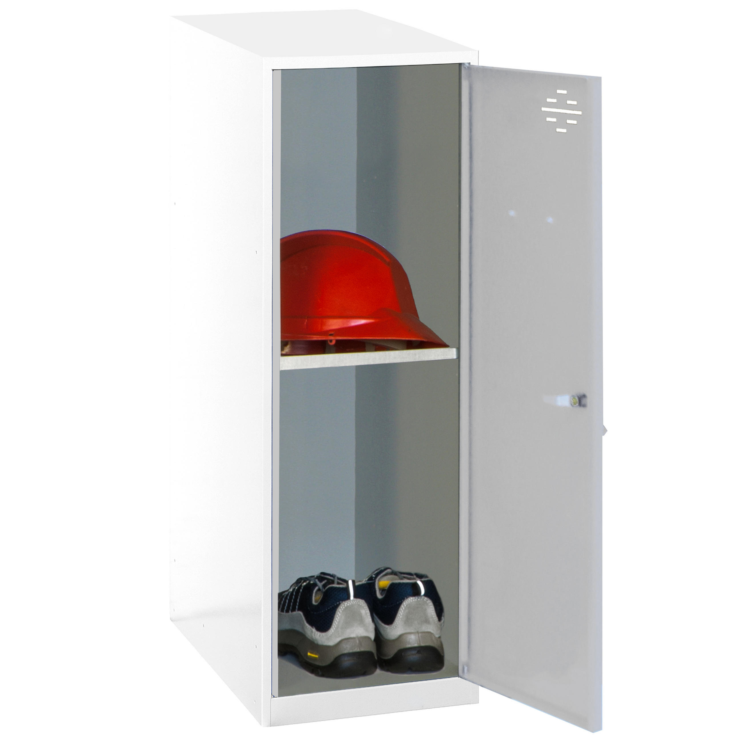 Proregal Schliessfachschrank Grau 40x91.5x50 cm