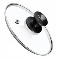 DECKEL mit Griff, 16 cm, 1 Stück - Transparent, Glas/Kunststoff (16cm) - KADAX