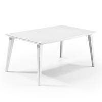 GARTENTISCH Lima in weiß - Weiß, Kunststoff (157/98/74cm) - Allibert