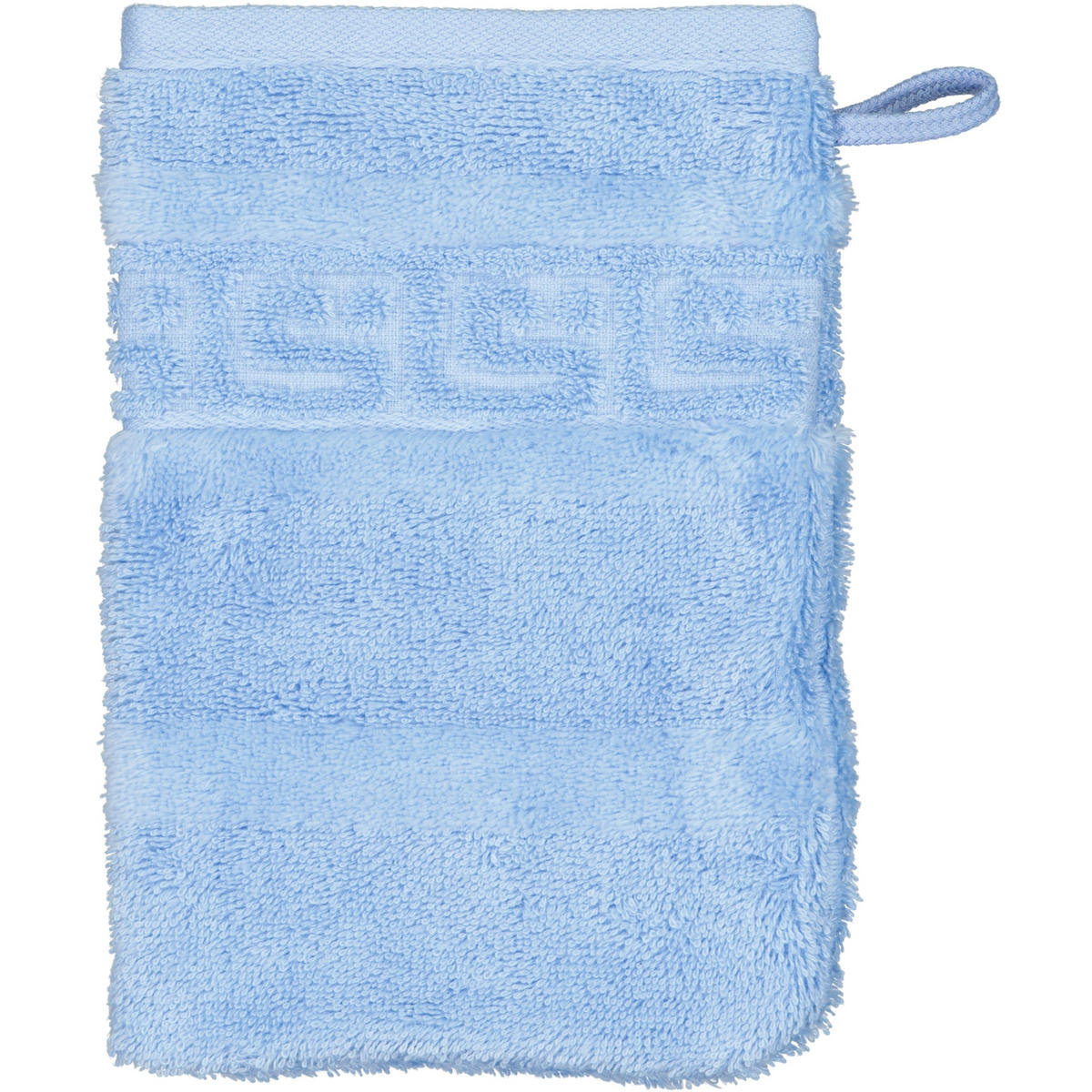 WASCHLAPPEN NOBLESSE UNI 1001 MITTELBLAU - 188 - Blau, Textil (16/22cm) - Cawoe