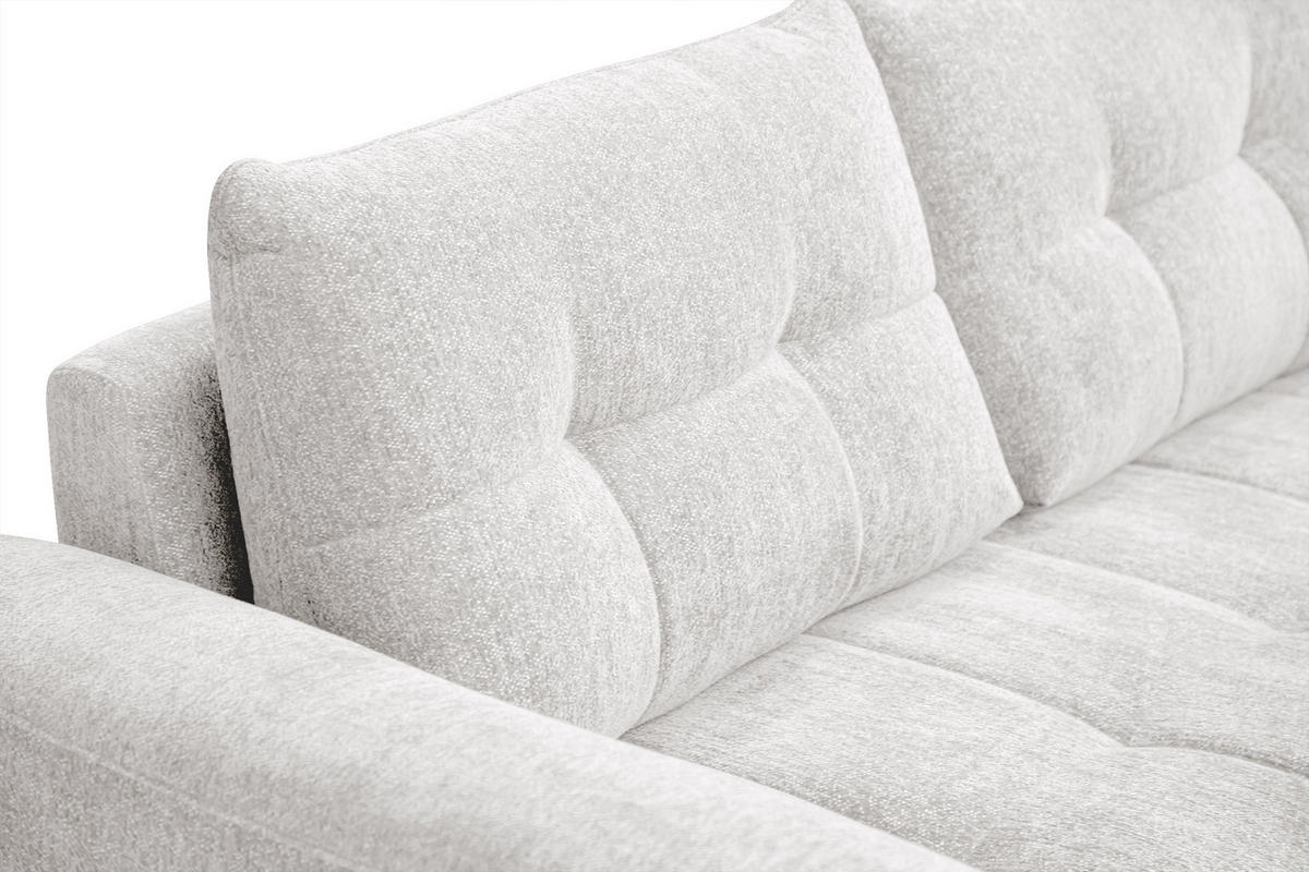 SOFA SALVINI 3-Sitzer, ecru - Ecru, Holz/Textil (237/88/99cm) - Courtois Laville