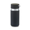 SEIFENSPENDER Rubber - Keramik, Schwarz - Schwarz, Keramik (6.6/16/6.6cm) - Zeller Present