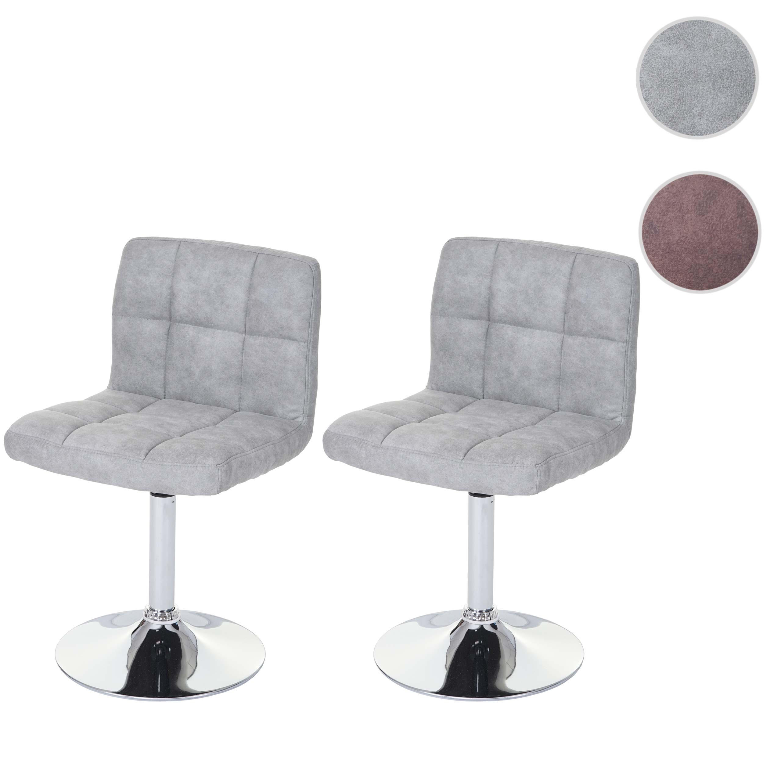 ESSZIMMERSTUHLCADIZ Dunkelbraun 2er-Set - Dunkelbraun, Textil (45/78/48cm) - MCW