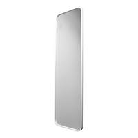 WANDSPIEGEL Boston Weiß - Weiß, Metall (40/130/4cm) - Fragix