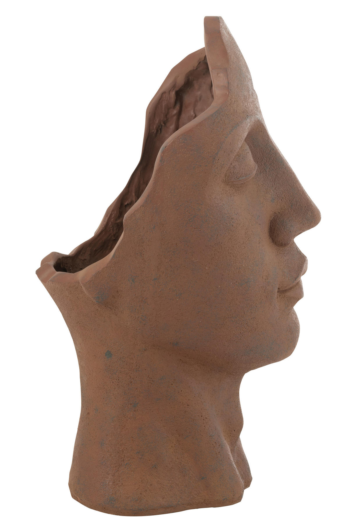 BLUMENTOPF DAVID - Töpferei - Orange - L - Ø 36 cm - Orange, Keramik (36/70cm) - J-Line