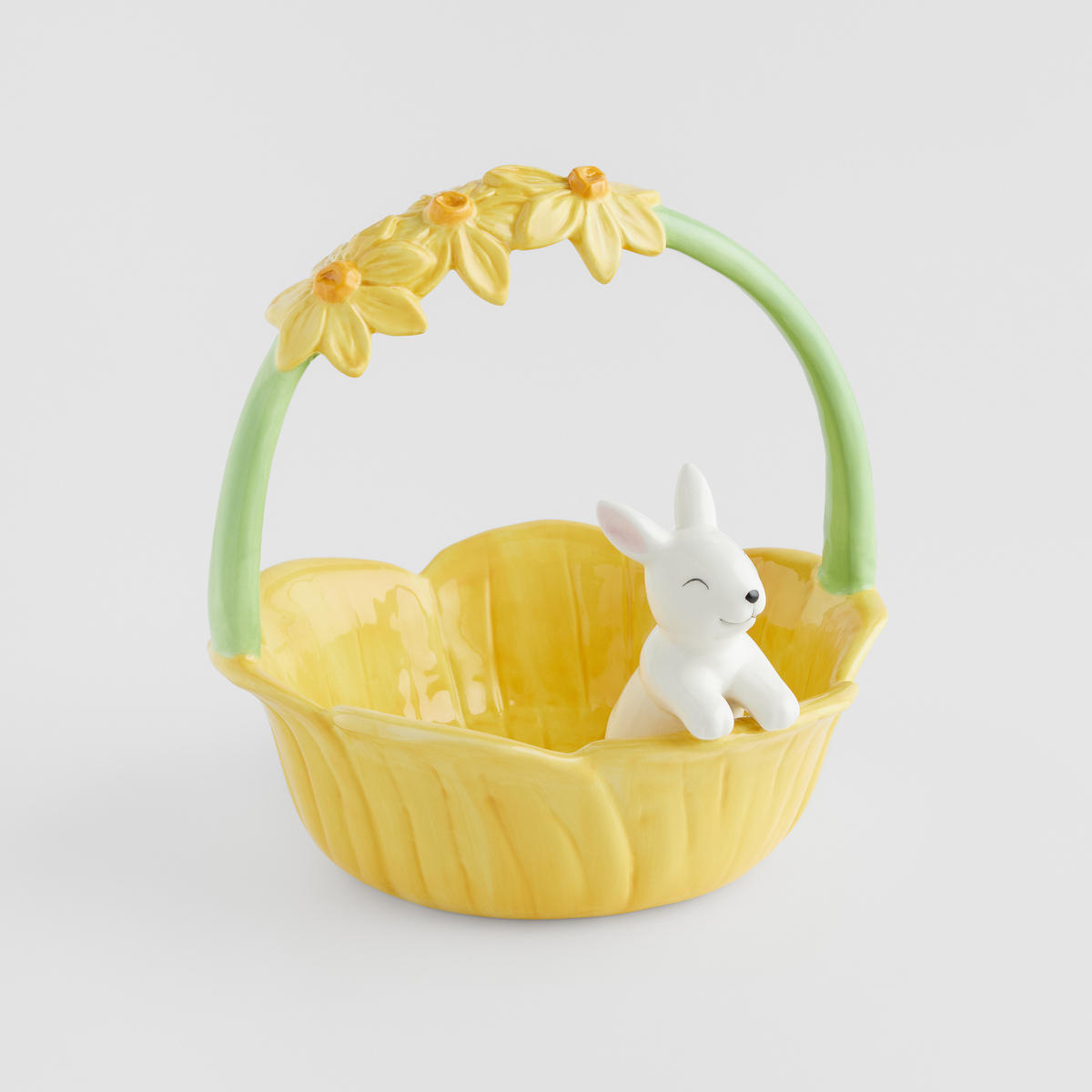 DEKORATIVE SCHALE Daffodeli - Gelb, Keramik (21/21cm) - home&you