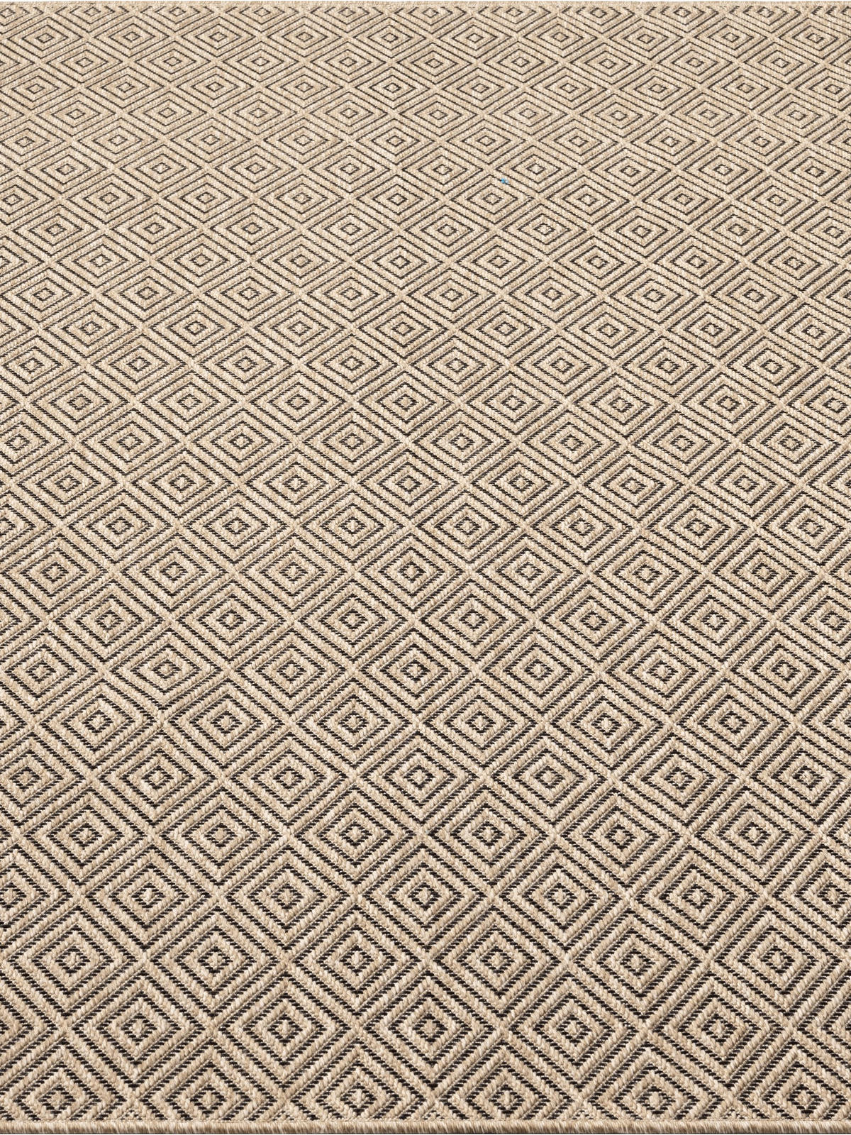FLACHWEBTEPPICH Karo CORDEV Polypropylen Natur 160 x 230 cm - Beige, Textil (160/230cm) - KADIMA DESIGN