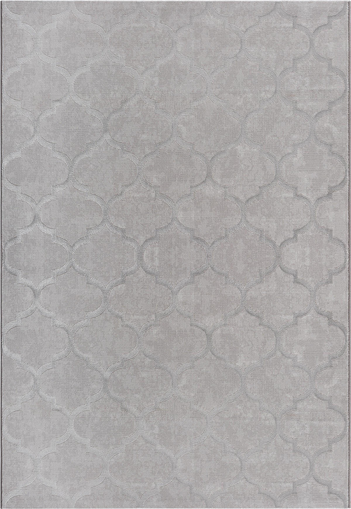 KURZFLORTEPPICH Orientalisch ERESMA Polyester Grau 160 x 230 cm - Grau, Textil (160/230cm) - KADIMA DESIGN