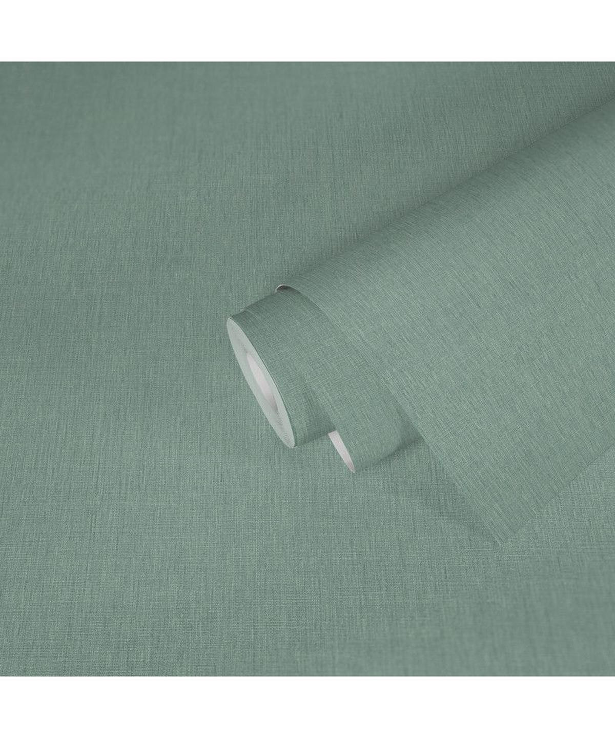 VLIESTAPETE Grün 53/1005 cm - Türkis, Textil (53/1cm) - KUNSTLOFT