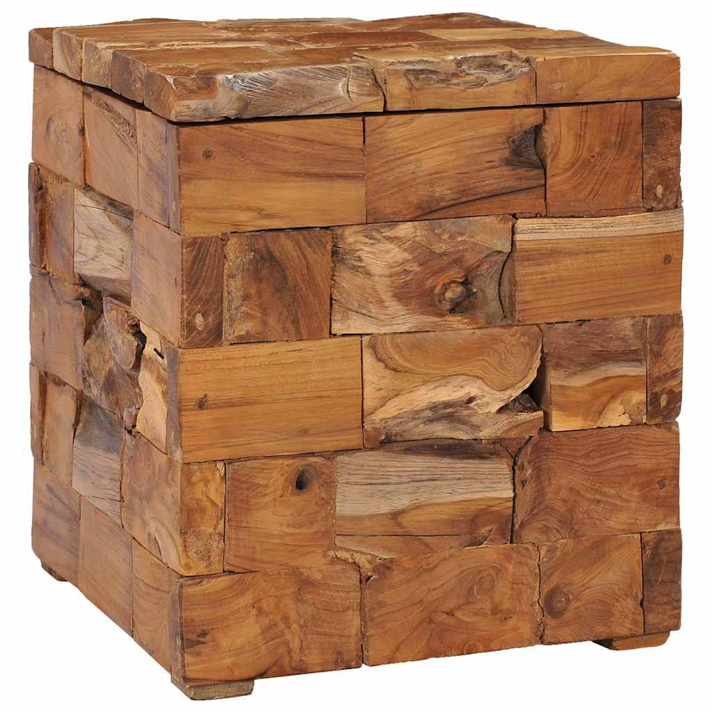 vidaXL Hocker Natur 40x45x40 cm
