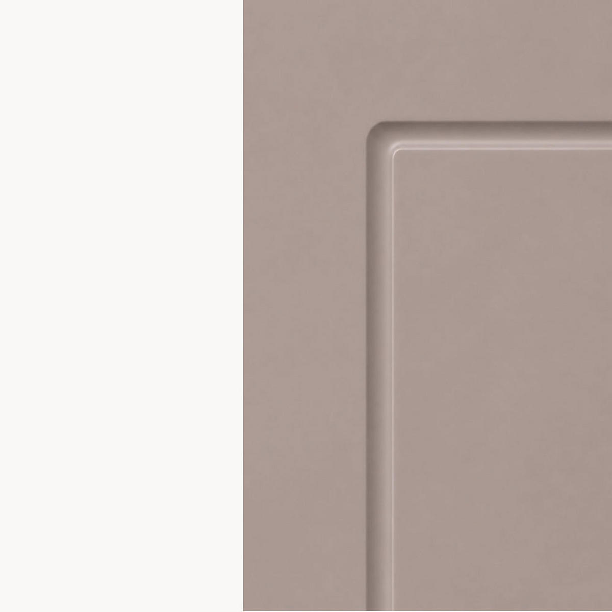 KÜCHENHÄNGESCHRANK Kvantum W2/20 Weiß / Beige Matt 20 / 32,5 / 72cm - Beige/Weiß, Holz/Holzwerkstoff (20/72/32.5cm) - Feldmann-Wohnen
