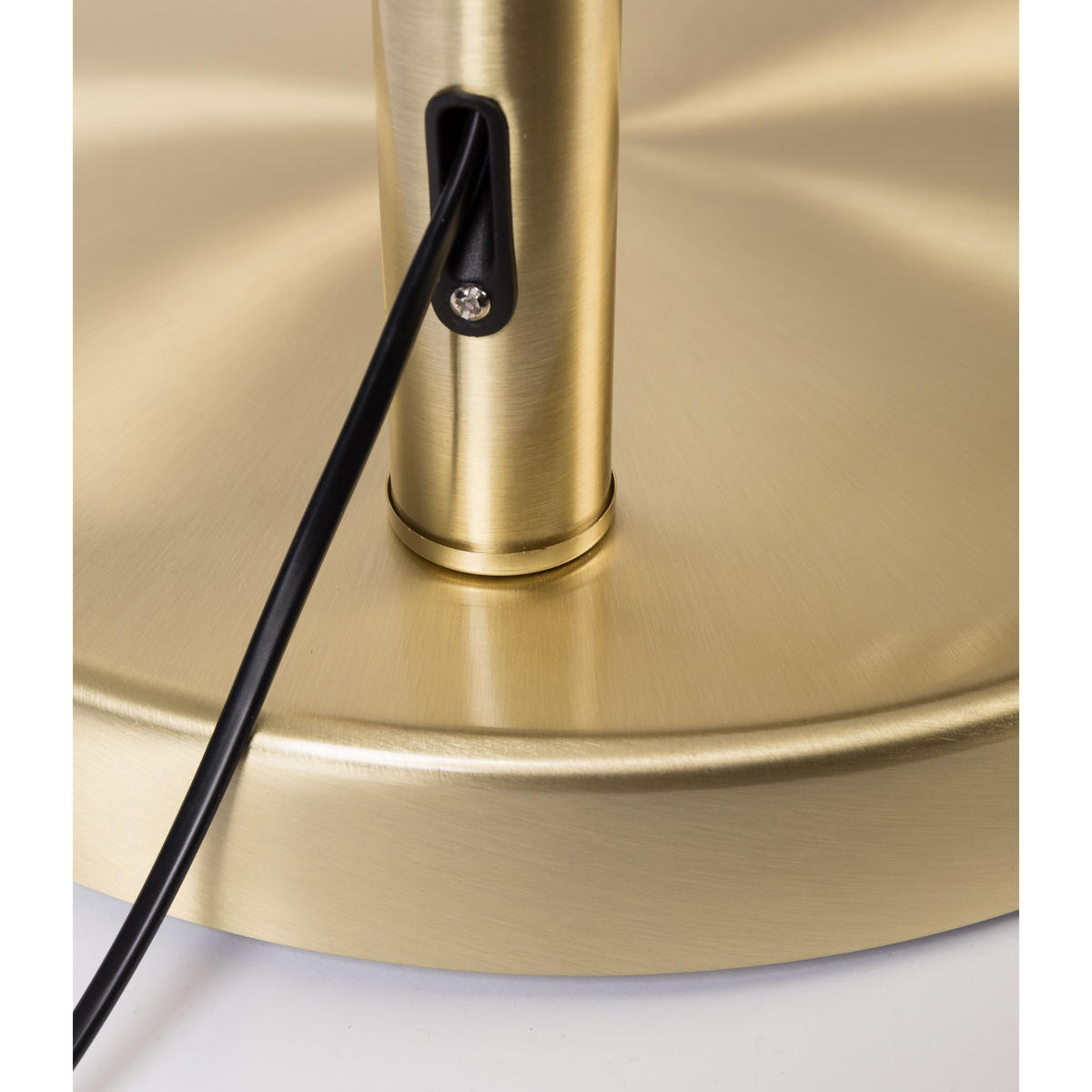 STEHLAMPE Metal Bow Gold - Goldfarben, Metall (158/39/190cm) - Zuiver