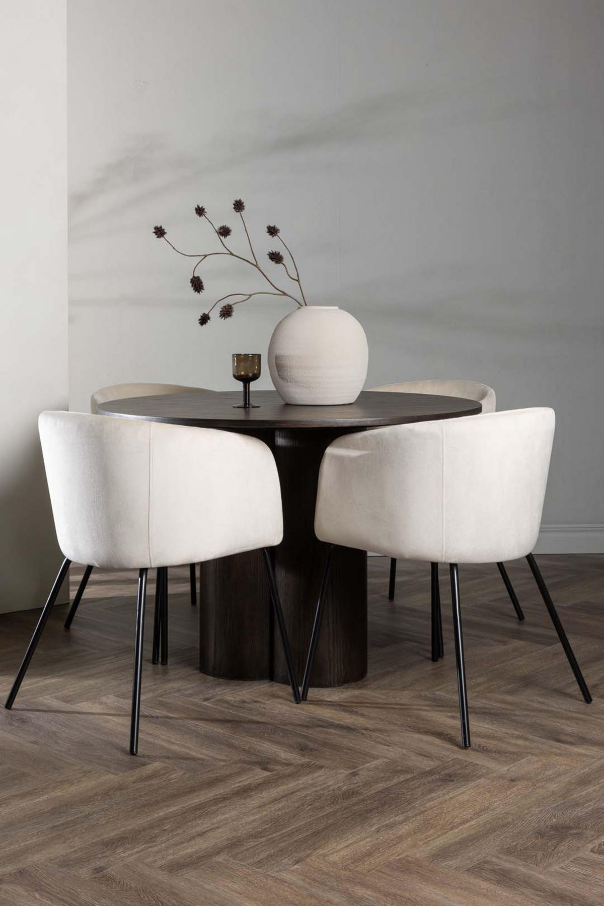 TISCHGRUPPE Mocca - Braun, Holzwerkstoff (110/75/110cm) - ebuy24