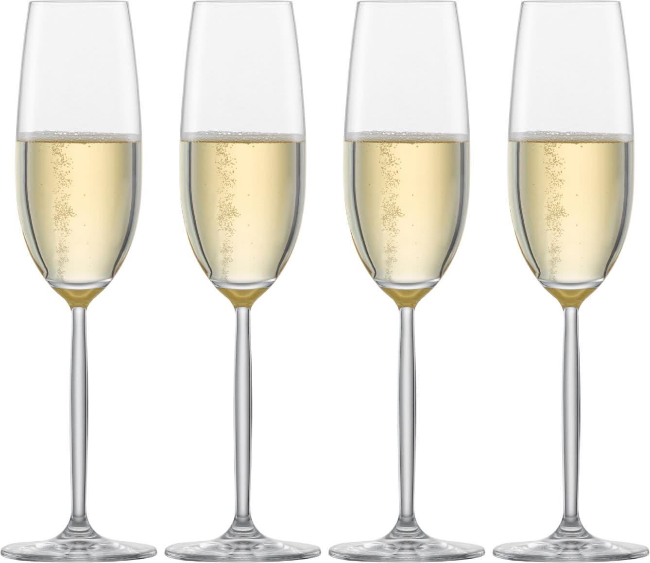 CHAMPAGNERGLAS Champagnergläser - Flöten - Muse - 219 ml - 4 Stück - Transparent, Glas (0.219L) - Schott Zwiesel