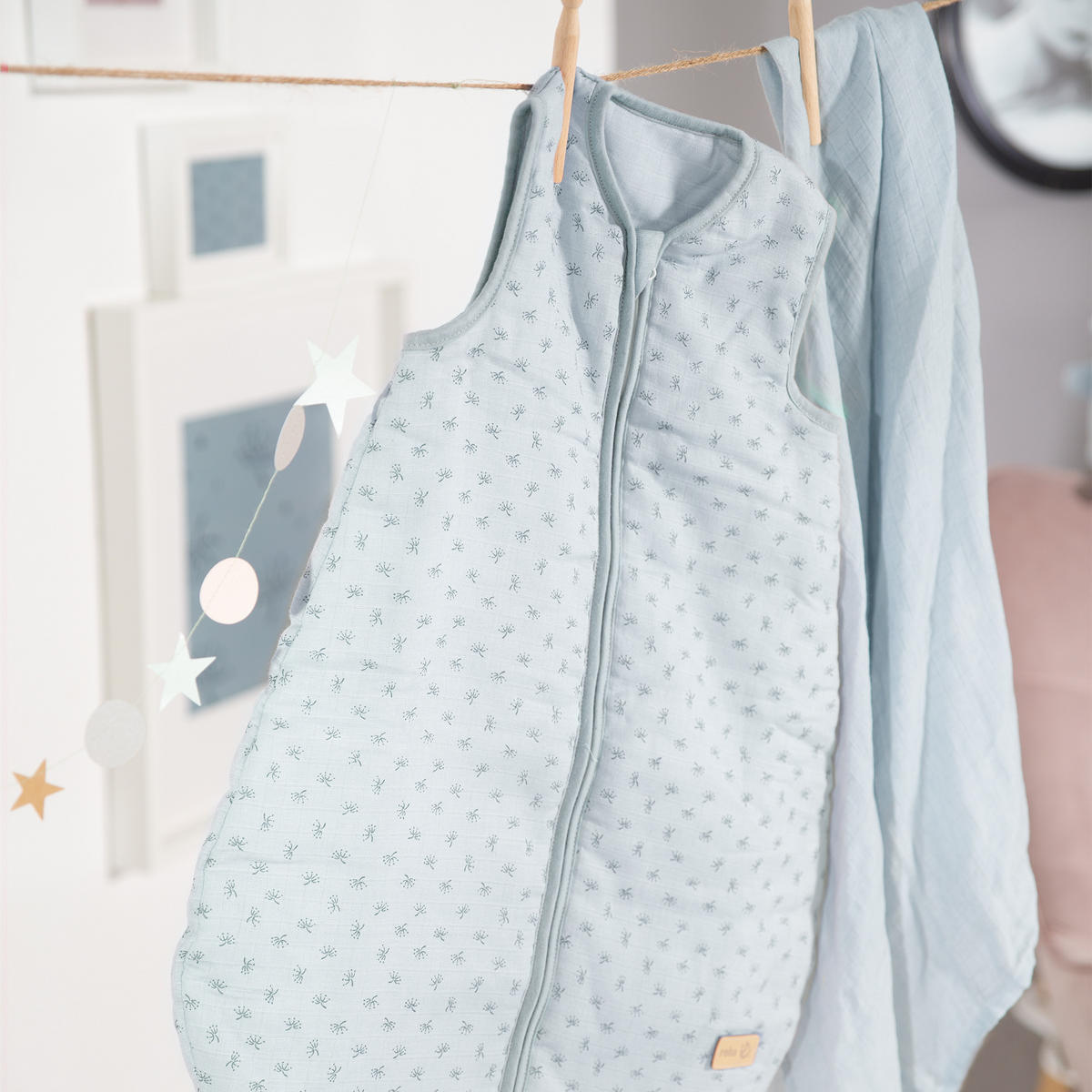 BABYSCHLAFSACK Lil Planet 90 cm hellblau - Hellblau, Textil (50/90cm) - Roba