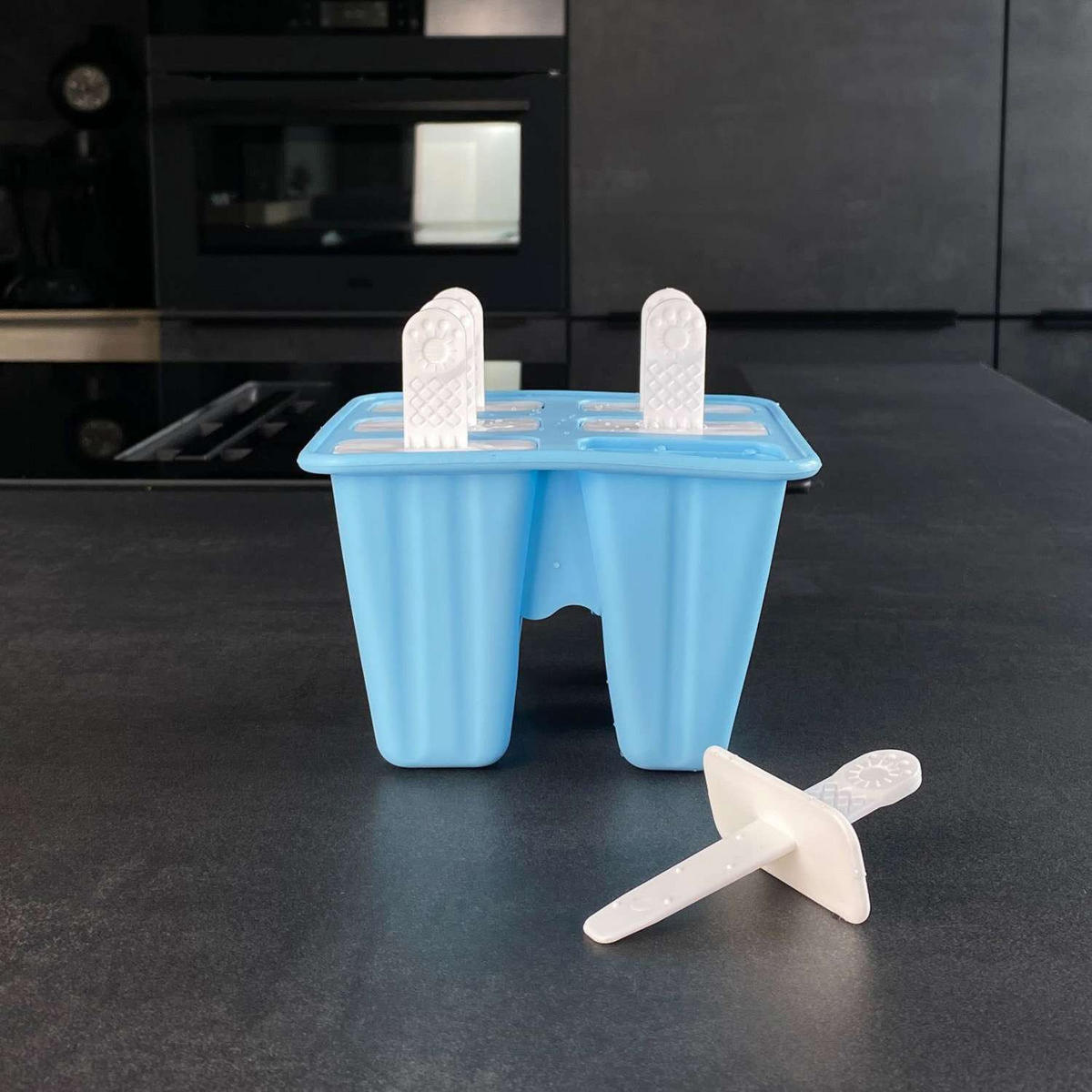 EISCREME FORM - Blau, Kunststoff (12/9/14cm) - Intirilife