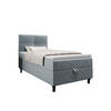 BOXBETT LIMBA mit Matratze H3 und Topper 120x200 Monolith 72 - Blau, Holz/Textil (120/200cm) - Bedante