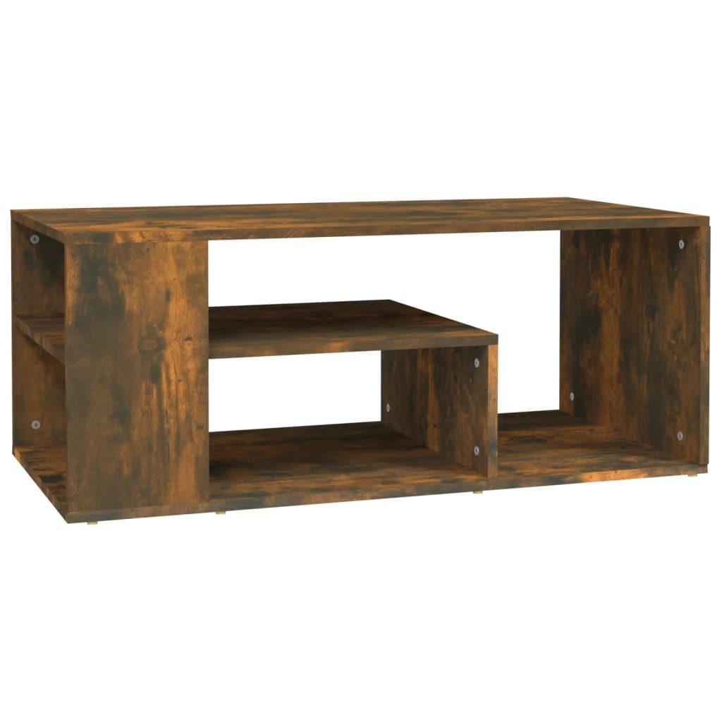 COUCHTISCH Räuchereiche 100x50x40 cm Holzwerkstoff - Mooreichefarben, Holzwerkstoff (50/100/40cm) - furnicato