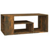 COUCHTISCH Räuchereiche 100x50x40 cm Holzwerkstoff - Mooreichefarben, Holzwerkstoff (50/100/40cm) - furnicato