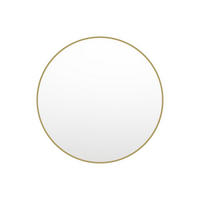 GROSSER Wandspiegel rund - Metall - 150 cm - Goldfarben - RONDIA - Goldfarben, Holz (150/150/4cm) - Vente-Unique