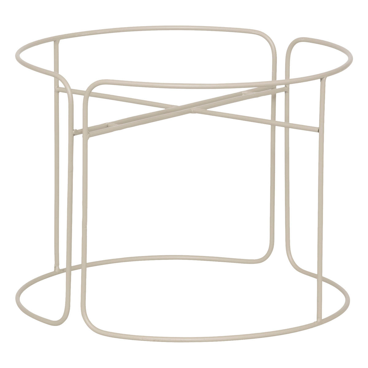 BLUMENTOPF Metall Aze Ø 30 cm 2er-Set - Beige, Metall (28.5/26/28.5cm) - Atmosphera Createur d´interieur