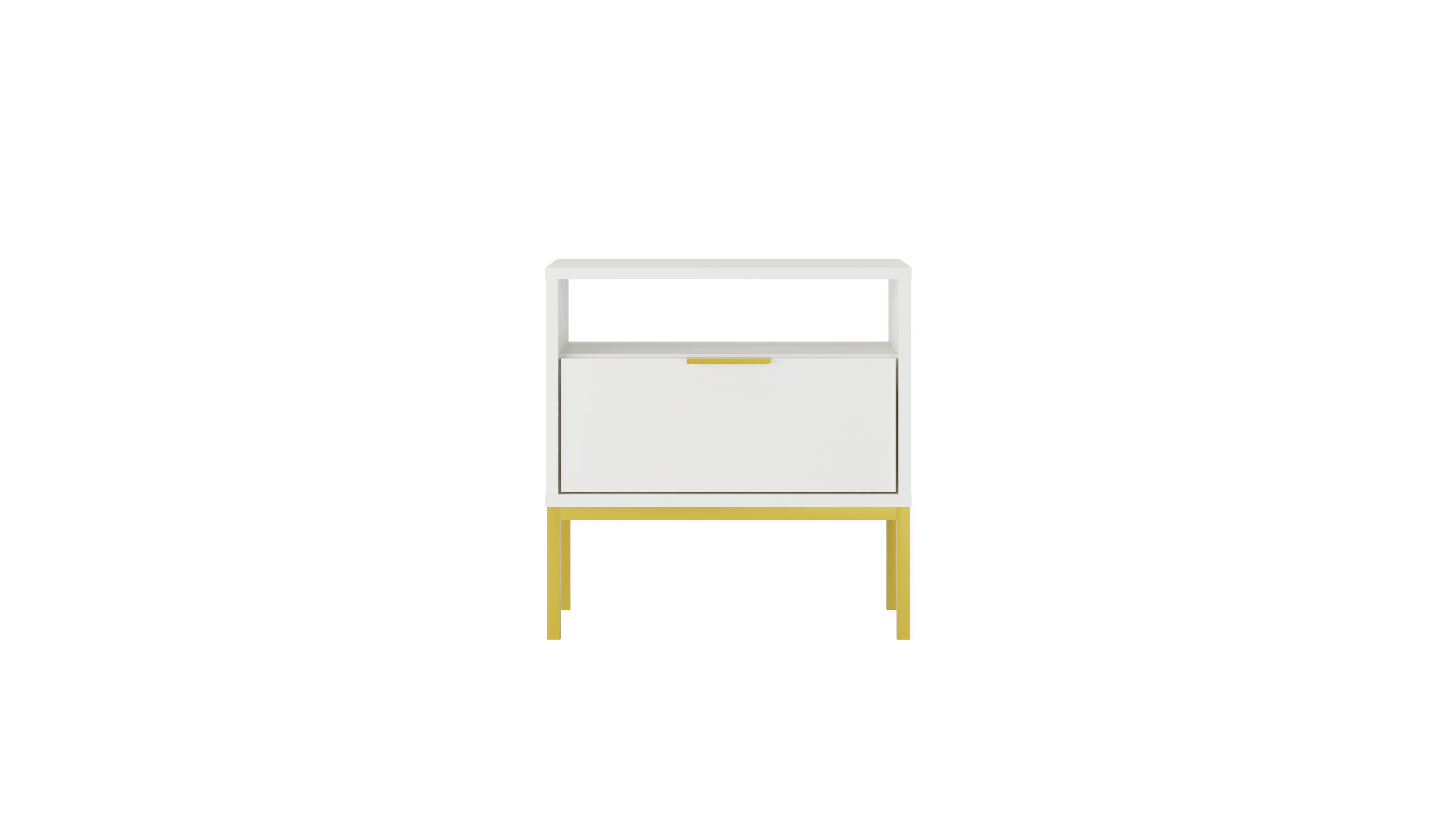 NACHTSCHRANK Austin 33/56,4/55 cm - Weiß, Holzwerkstoff (33/56/55cm) - Kocot Kids