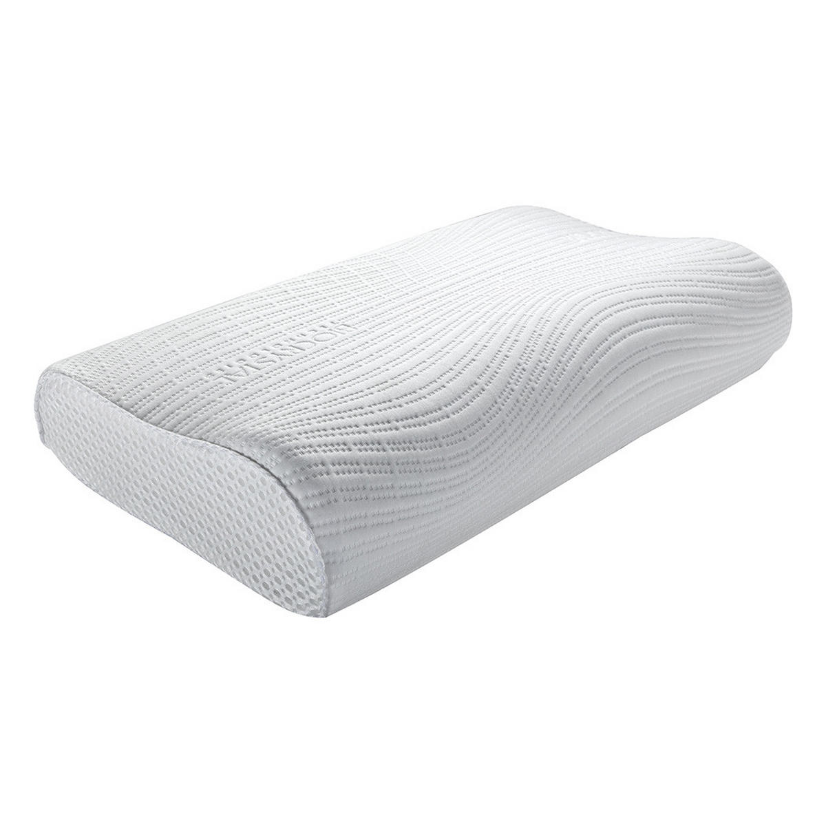 KOPFKISSEN Feelme Contour - Weiß, Textil (36/61cm) - Mr Mattress