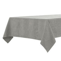 TISCHDECKE Hellgrau 145 x 300 cm wasserabweisend - Grau, Textil (300/145/1.5cm)