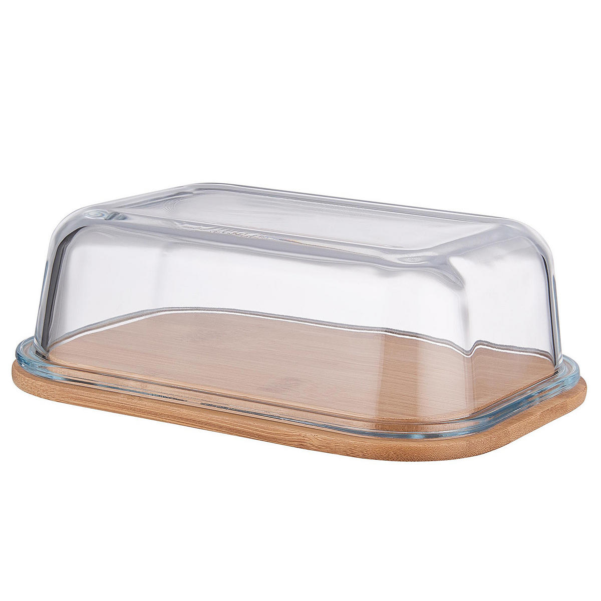 BUTTERDOSE Bamboo - Transparent, Glas (13/6/18cm) - BUTLERS