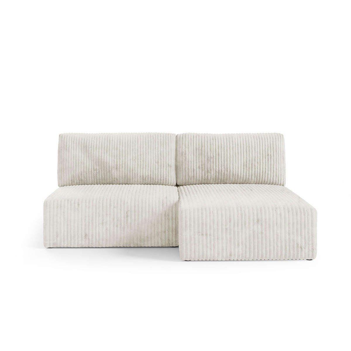 ECKSOFA Angela 3 Sitzplätze Weiß - Weiß, Holz (210/149cm) - Petits-meubles