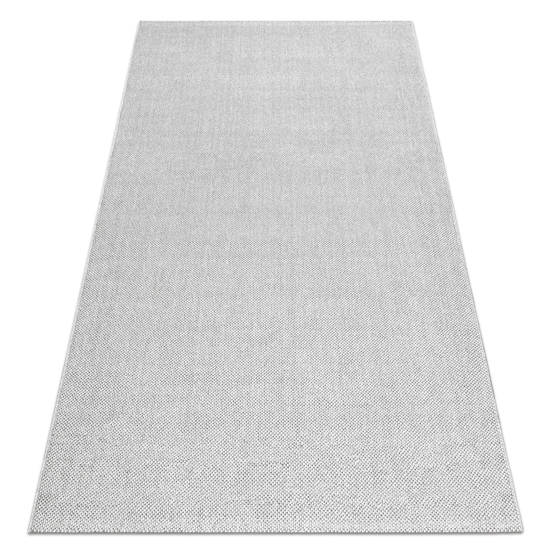 MATTA CASABLANCA LOOM silver, ögla, mjuk inomhus och utomhus 200/300 cm - Silverfärgad, Textil (200/300cm) - rugsX