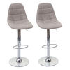 BARHOCKER Hellgrau 2er-Set - Hellgrau, Textil (43/115/47cm) - MCW