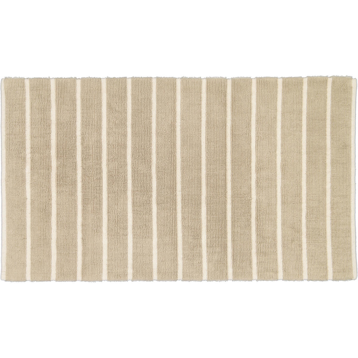 BADTEPPICHE BALANCE STREIFEN 1008 NATUR - 33 - Beige, Textil (70/120cm) - Cawoe