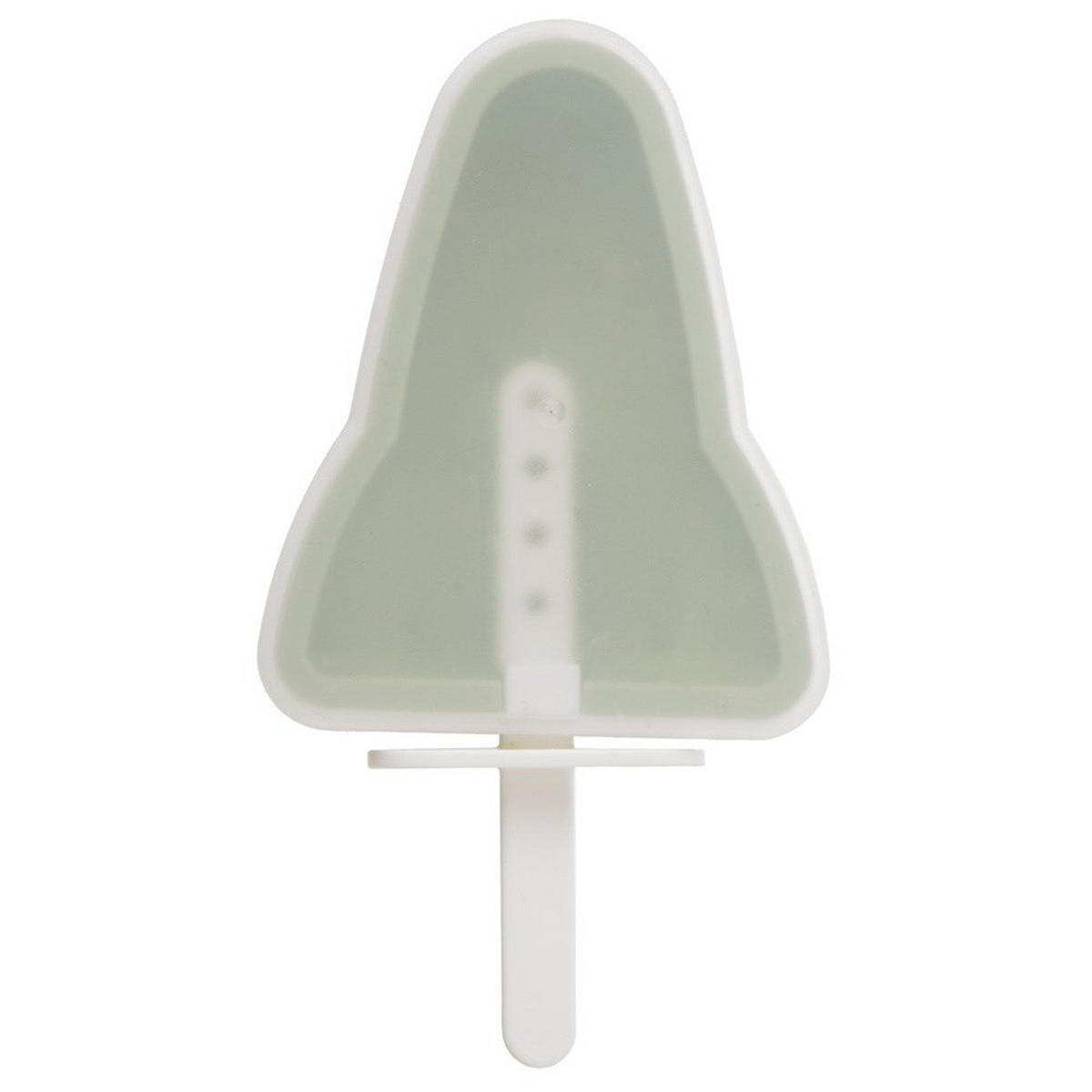 SILIKON-EISFORM Rakete mintgrün - Mintgrün, Kunststoff (15/2.5/8.5cm) - Orion 