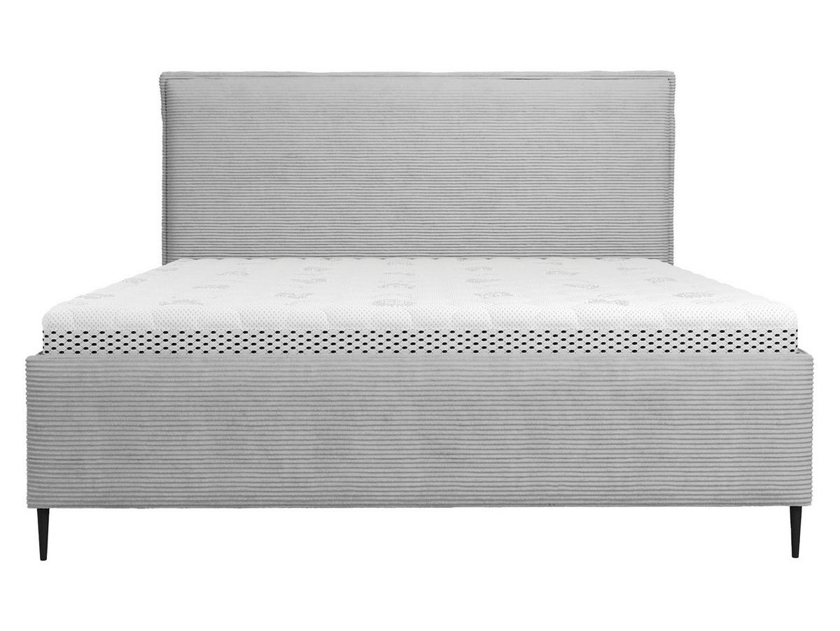 POLSTERBETT Puretta - Schwarz/Grau, Holzwerkstoff/Textil (160/200cm) - MIRJAN24