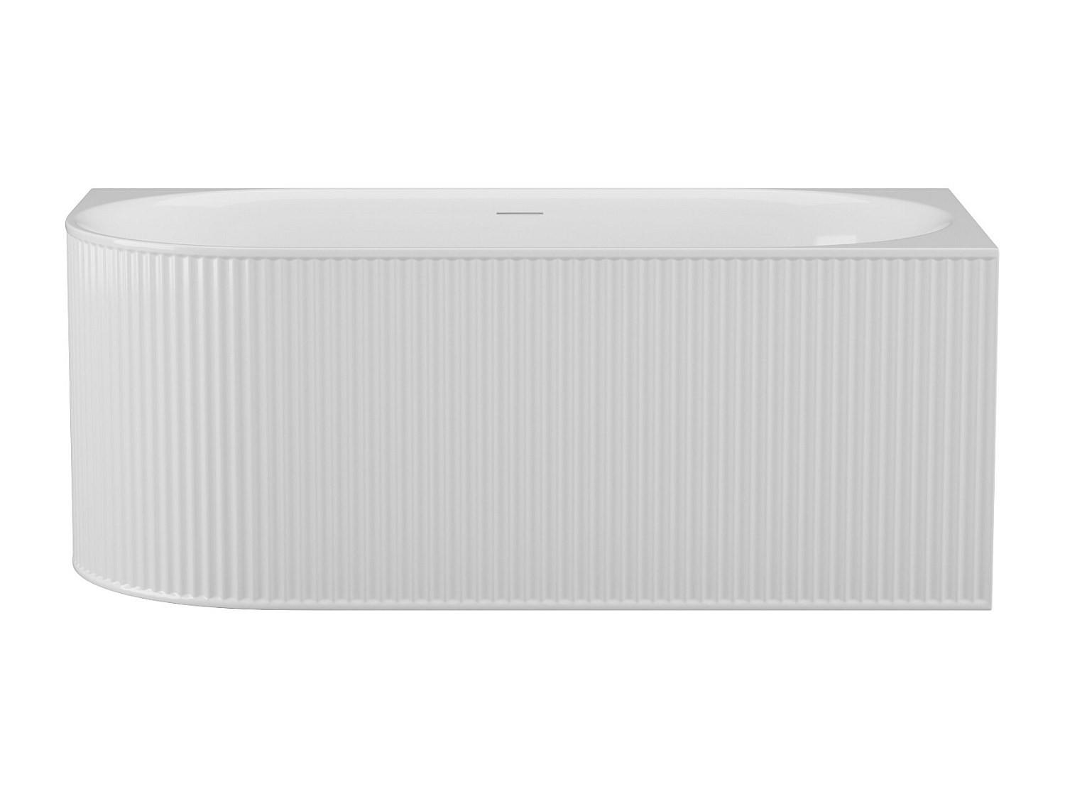 BADEWANNE (Standard) - 1 Person - Acryl - Weiß - - Weiß, Kunststoff (150/58/75cm) - Vente-Unique
