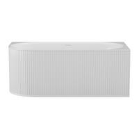 BADEWANNE (Standard) - 1 Person - Acryl - Weiß - - Weiß, Kunststoff (150/58/75cm) - Vente-Unique